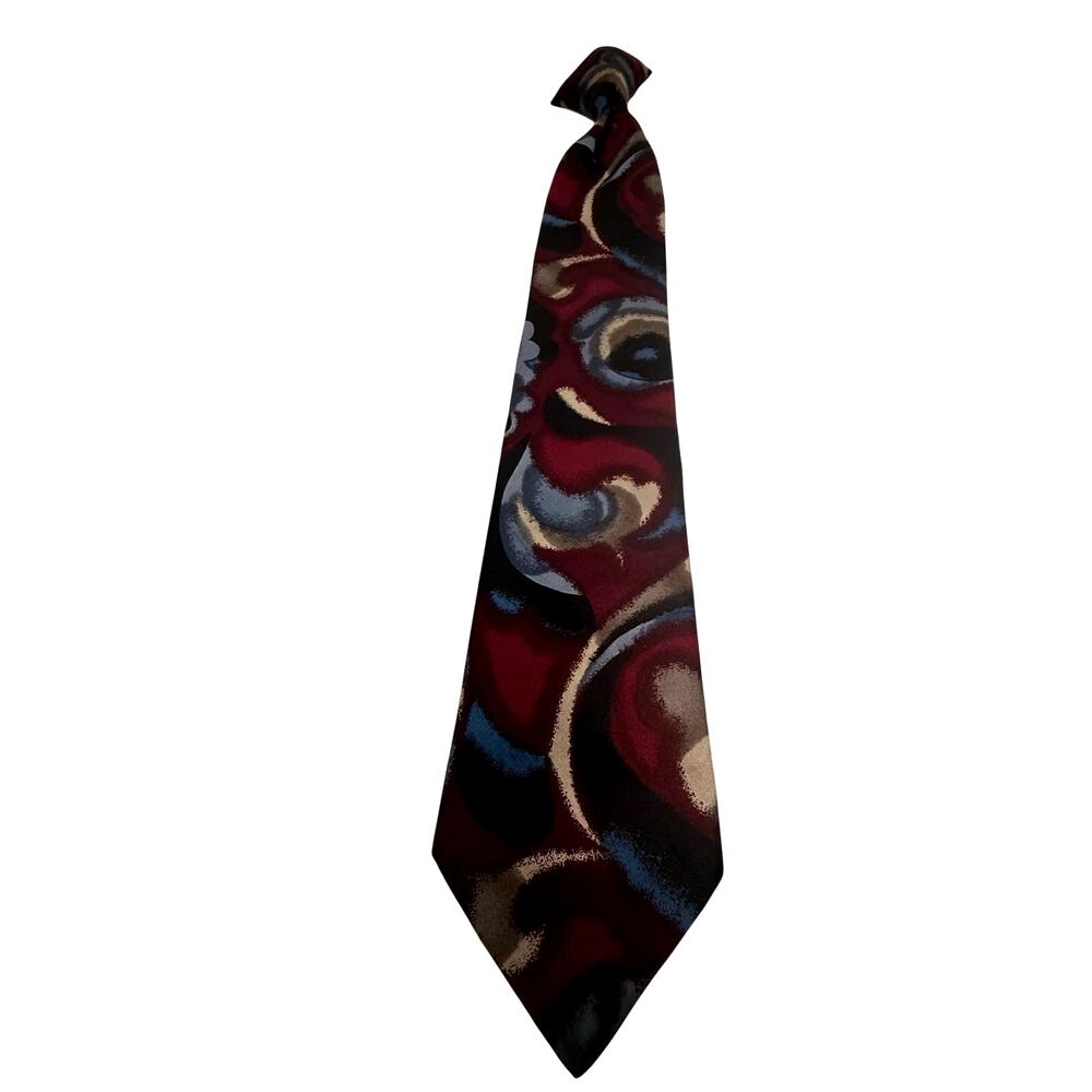 SKU3009 American Edition Collection Men's Clip-On Tie Reds Blues USA Polyester